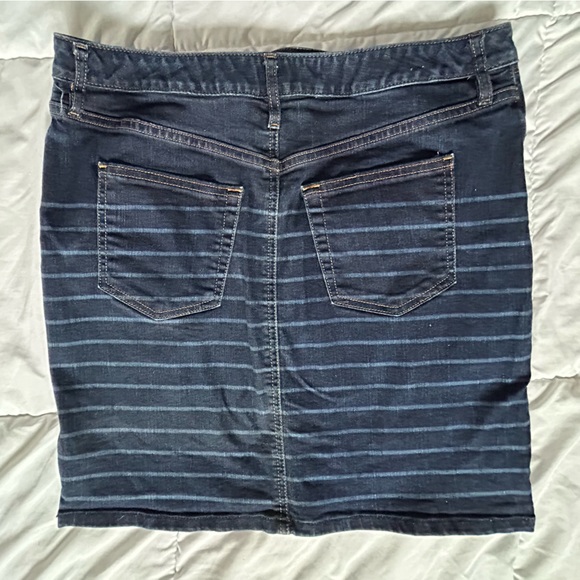 Striped denim mini - Picture 2 of 3